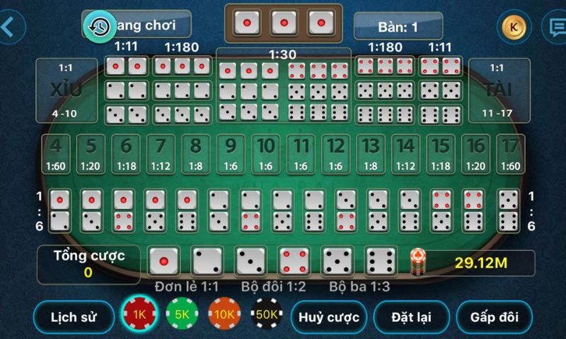 Game tài xỉu online vô cùng hấp dẫn game thủ